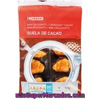 Mini Croissants Base De Cacao Eroski, Paquete 150 G