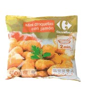 Mini Croquetas De Jamón Carrefour 500 G.