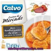 Mini Hamburguesas De Atún Calvo, Bandeja 220 G