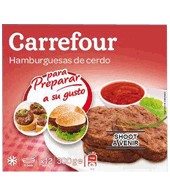 Mini Hamburguesas De Cerdo Carrefour 300 G.