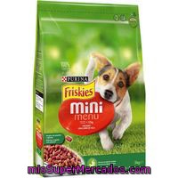 Mini Menú De Buey Razas Pequeñas Friskies, Paquete 3 Kg