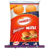 Mini Pan Para Hamburguesas Panrico 8 Unidades, 184 Gramos