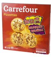 Mini Pizza Boloñesa Carrefour 270 G.