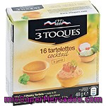 Mini Tartaletas Les 3 Toques 16 Unidades 48 Gramos