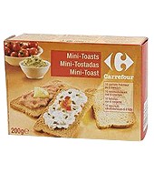 Mini Tostadas Carrefour 200 G.