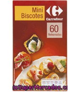 Minibiscotes Normales Carrefour 120 G.