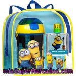 Minions Eau De Toilette Natural Infantil Spray 50 Ml + Cantimplora + Mochila