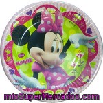 Minnie Plato Decorado 18 Cm Paquete 8 Unidades