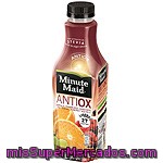 Minute Maid Antiox Bebida De Naranja, Frambuesa, Zanahoria, Uva, Grosella Negra, Acerola Con Stevia Botella 1 L
