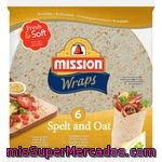 Mission Foods Tortitas Wrap Con Avena 6u 370g