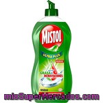 Mistol Ultra Plus Lavavajillas A Mano Concentrado Contra Grasa E Incrustaciones Botella 950 Ml