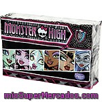 Monster High Pañuelos Decorados 4 Capas Paquete 6 Unidades