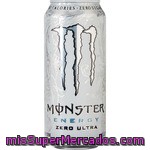 Monster Ultra White Bebida Energética Con Taurina Y Ginseng Lata 50 Cl