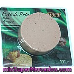 Montflorit Paté De Pato Al Natural Envase 100 G