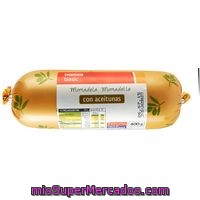 Mortadela Con Aceitunas Eroski Basic, Pieza 400 G