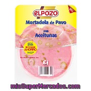 Mortadela De Pavo Con Aceitunas El Pozo 250 G.