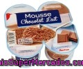 Mousse De Chocolate Auchan Pack De 4 Unidades De 100 Gramos