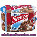 Mousse De Chocolate Nestlé - Sveltesse Pack De 4x64 Ml.