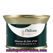 Mousse De Hígado De Oca Delicass 130 G.