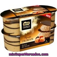 Mousse Gold Dulce De Leche Nestlé, Pack 4x57 G