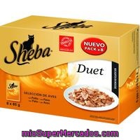 Mpack Duet De Aves Sheba, Pack 8x85 G