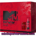 Mtv Rock Eau De Toilette Natural Femenina Spray 50 Ml + Body Lotion Tubo 100 Ml