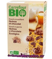 Muesli Quínoa Y Chocolate Carrefour Bio 500 G.