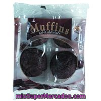 Muffin Doble Chocolate Inpanasa, 4 Unid., Paquete 300 G