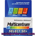 Multicentrum Select 50+ Multivitamínico Completo Para Adultos Mayores De 50 Años Caja 30 Comprimidos