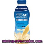 Multipower Batido De Proteína 55g Sin Carbohidratos Sabor Vainilla Botella 500 Ml