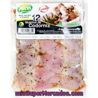 Muslos De Codorníz Marinados Nices, Bandeja 200 G