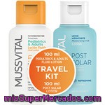 Mussvital Pediatrics & Adults Loción Fluida Spf 50+ Y Loción Hidratante Post Solar Kit Viaje Bote 100 Ml