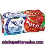 Mutti Tomate Triturado Con Pulpa Pack 2 Lata 210 G