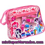 My Little Pony Bandolera Con Brillo Labial + 2 Esmaltes De Uñas + Lima + Decoraciones Para Uñas Estuche 1 Unidad