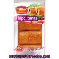 Napolitanas Cacao 8 Unidad Dulcesol 320 G.