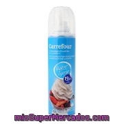 Nata Montada Ligera Spray Carrefour 250 G.