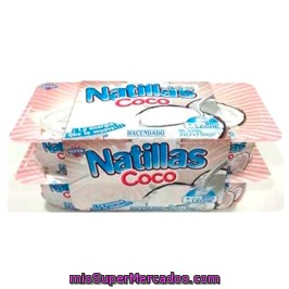 Natilla Coco, Hacendado, Pack 4 X 125 G - 500 G