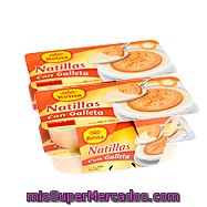 Natilla Con Galleta ***pack Ahorro***, Reina, Pack 8 X 125 G - 1 Kg