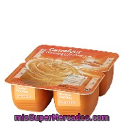 Natilla Sabor Caramelo Carrefour Pack 4x125 G.