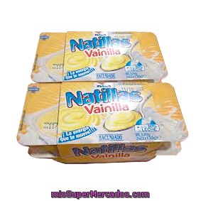 Natilla Vainilla ***pack Ahorro***, Hacendado, Pack 8 X 125 G - 1 Kg