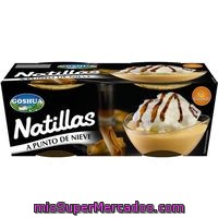 Natillas A Punto De Nieve Goshua, Pack 2x100 G