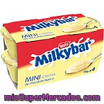 Natillas Choco Blanco Milkybar Nestlé Pack De 4 Unidades De 70 Gramos