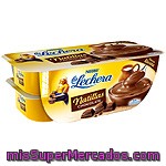 Natillas De Chocolate Nestlé - La Lechera Pack De 4x115 G.