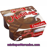 Natillas De Chocolate Pascual, Pack 4x125 G