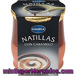 Natillas De Huevo Con Caramelo Goshua, Tarro De Barro 140 G