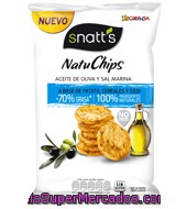 Natu Chips Con Aceite De Oliva Y Sal Marina Grefusa-snatt's 85 G.