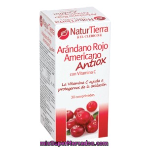 Natur Tierra Arándano Rojo Americano Antioxidante Envase 30 Cápsulas