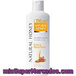Natural Honey Gel De Baño Extra Nutritivo Miel 100% Natural Extracto De Própolis Bote 750 Ml