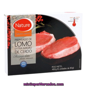 Nature Preparado De Lomo Extra Magro De Cerdo Caja 480 Gr