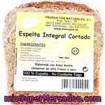 Naturpan Pan De Espelta Integral Cortado Envase 320 G